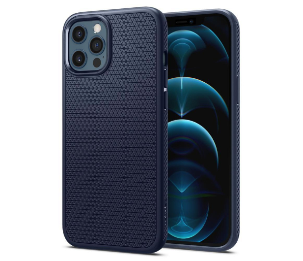 Spigen Liquid Air do iPhone 12 Pro MAX navy blue - 1080822 - zdjęcie 8
